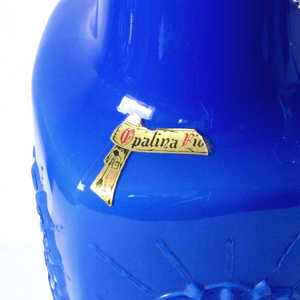 Pompöse GLASVASE "Opalina Fiorentina" - 38 cm - Stelvia, Empoli Bild 2