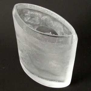 Für Pferdefreunde - RIEDEL-GLASVASE - extrem schweres Kristall 3,7 kg Bild 3