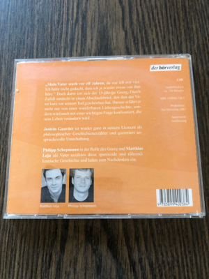 2 CDs: Das Orangenmädchen, Jostein Gaarder Bild 2