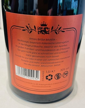 Amaro Bassa Baviera - Kräuterlikör Bild 2