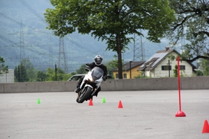 Motorrad Fahrtechnik Training Bild 2