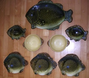 Fischservice Teller Bild 1