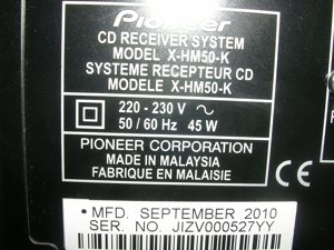 Pioneer SD Receiver Model X-HM50-K Bild 6