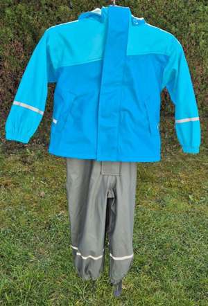 NEUWARE Matsch- und Regenkleidung Kinder mit abnehmbarer Kapuze Bild 1