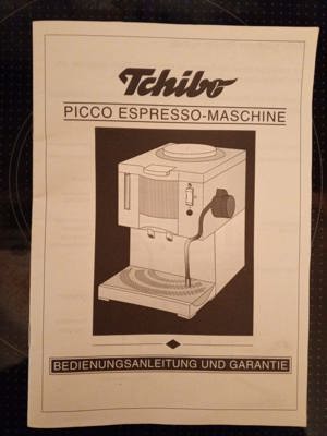 Espresso-Maschine wie neu: Tchibo Picco Bild 2