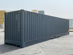 Seecontainer   Lagercontainer, neuwertig, RAL 7024 Bild 2