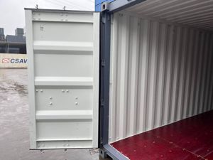 Container Typ: 20-Fuß Seecontainer   Lagercontainer, neuwertig, RAL 5010 Bild 2