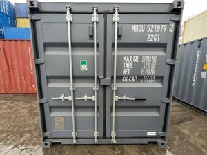 Container Typ: 20-Fuß Seecontainer   Lagercontainer, neuwertig, RAL 5010 Bild 5