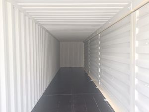 40-Fuß High Cube Seecontainer   Lagercontainer, neuwertig, RAL 5010 Bild 2