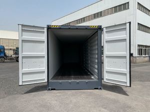 40-Fuß High Cube Seecontainer   Lagercontainer, neuwertig, RAL 5010 Bild 3