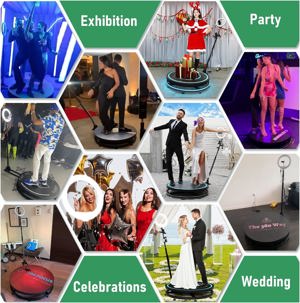 MWE 360 Photo Booth Machine for Parties with Flight Case,Extra Battery,Logo Customization,Software A Bild 8