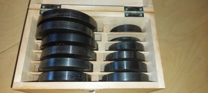 Anlaufringsatz für Tischfräse, neu, 12 Teilig, von 80 bis 125 mm Bild 5