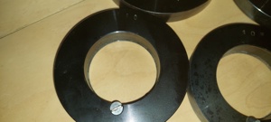 Anlaufringsatz für Tischfräse, neu, 12 Teilig, von 80 bis 125 mm Bild 8