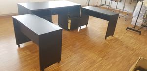 Schreibtisch als 5-teiliger Set