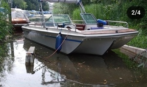 Boot badeboot mit neuem 6 zylinder Mercury mpi motor und z antrieb 220ps Bild 2