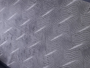 Teppich graue Farbe mit Muster Bild 2