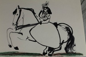 Picasso - Litho - Toros y Toreros - Woman on Horse III Bild 5