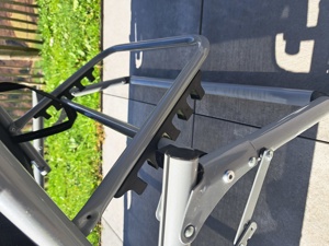 Aluminium-Sonnenliege Liegestuhl + passende Polsterauflagen, schwarz anthrazit   5 Stück   NEUWERTIG Bild 4