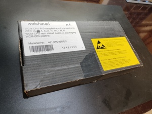 Weishaupt WCM-CPU-R, Ersatzplatine mit Verpackung WTC 15-32-A, Ausf. H, H-0, W, K Bild 5