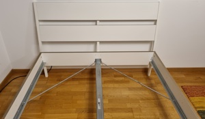 Ikea Tyrasil Bett 140x200 weiss, sehr guter Zustand, ohne Lattenrost Bild 7
