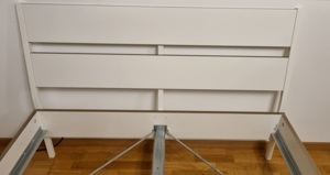 Ikea Tyrasil Bett 140x200 weiss, sehr guter Zustand, ohne Lattenrost Bild 2