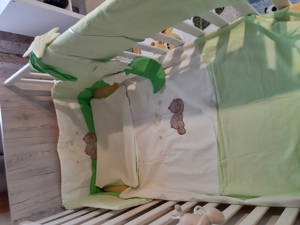 Verschiedenste Baby Bettwäsche   Babyhimmel in grün Bild 1