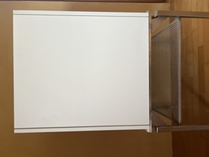 Wandhängeschrank Weiß Mit LED Beleuchtung mit Fernsteuerung Bild 3