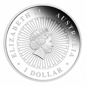 Australien: 1 Dollar 2014   Opal-Serie Tasmanischen Teufel - 1 oz. Silber in PP - sehr rar ! Bild 3