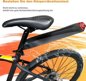Fahrrad Schutzblech, MTB 24-29 Zoll Spritzschutz Bild 5