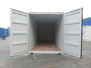 20 Fuß High Cube NEUWERTIG Lagercontainer   Seecontainer mit Holzfußboden Bild 2