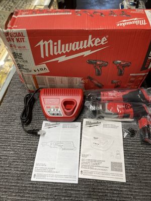 Milwaukee 2498-25H M12 12V Akku-Lithium-Ion Compact 5 Werkzeuge Combo Kit Bild 4