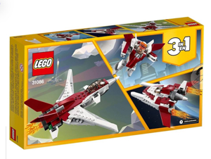 LEGO Creator Flugzeug der Zukunft, Raumschiff der Zukunft oder Roboter der Zukunft, 3-in-1 Bild 1