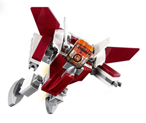 LEGO Creator Flugzeug der Zukunft, Raumschiff der Zukunft oder Roboter der Zukunft, 3-in-1 Bild 4