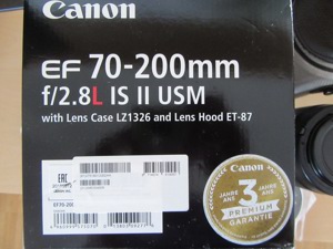 CANON EF 70-200mm 2.8 II IS Teleobjektiv der Profiklasse  Bild 8