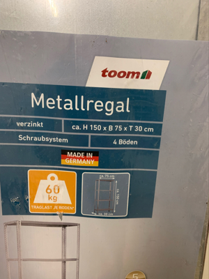 Metallregal zu verkaufen Bild 2