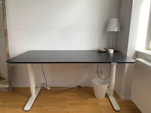 Höhenverstellbarer Schreibtisch + gratis Gaming Stuhl Bild 1