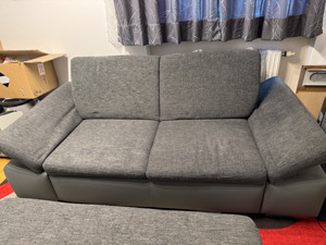2x Wohnzimmercouches Grau (Couch)