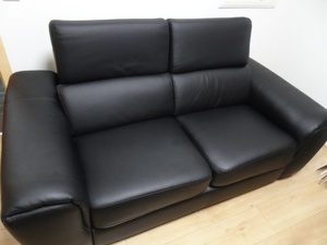 Fernsehen Couch Relax Sofa Kunstleder Kopflehne verstellbar Bild 2
