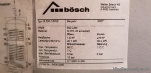 Warmwasserboiler 500l Firma Bösch, gebraucht, guter Zustand Bild 3