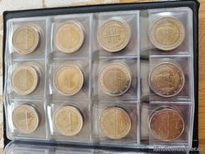 2 Euro Münzsammlung 96 Stk. Bild 1
