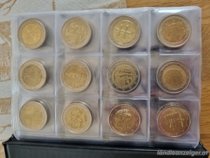 2 Euro Münzsammlung 96 Stk. Bild 2