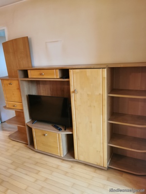 TV Wandschrank Vollholz