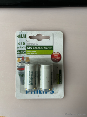 2 Starter für Leuchtstoffröhren Philips S10