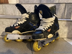 Inline Skates Gr 42 Rollschuhe Hockey K2 Rollhockey Roller Blades Bild 1