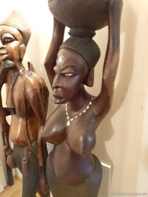 Afrikanische Figuren Paar  Bild 5