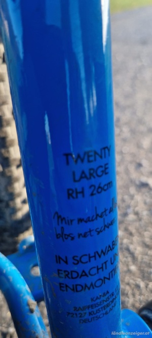 Kania (Pyro) Bike Twenty Large Blau 20" Bild 2