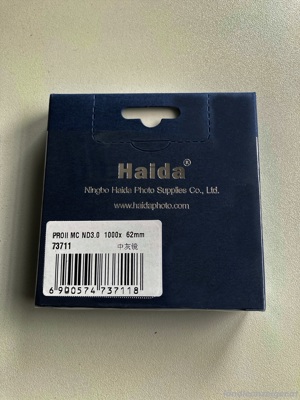 Haida Pro II Graufilter ND 1000 - 62 mm