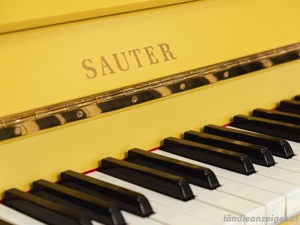 Hochwertiges Sautes Klavier in Gelb. Einzelstück ! Kostenlose Lieferung in ganz Vorarlberg (*) Bild 8