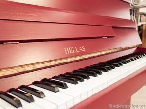 Hellas Klavier, in der Farbe Rot matt, Made in Finnland. Kostenlose Lieferung in ganz Vorarlberg (*) Bild 5