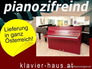 Hellas Klavier, in der Farbe Rot matt, Made in Finnland. Kostenlose Lieferung in ganz Vorarlberg (*)